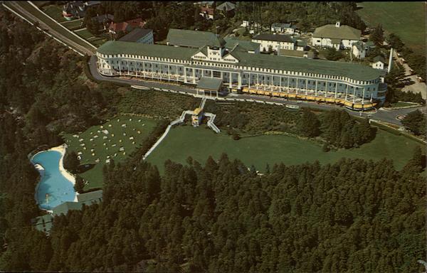 Grand Hotel - Aerial View Mackinac Island Michigan