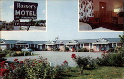 Rosser Motel Calhoun, GA Postcard Postcard