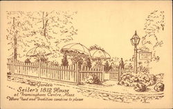 The Garden, Seiler's 1812 House Framingham, MA Postcard Postcard