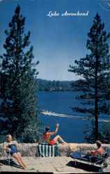 The Lodge Terrace Lake Arrowhead, CA Postcard Postcard