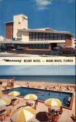 The Mercury Luxury Resort Motel Miami Beach, FL Postcard Postcard