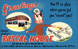 Greetings - Wolfie Cohen's Rascal House Restaurant Postcard