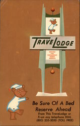 Burlington TraveLodge Postcard