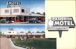Cameron Motel Wisconsin Postcard Postcard