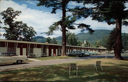 Portion of South Wing, The Georgian Motel Postcard