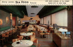 Davy Jones Sea Food House Radio City, NY Postcard Postcard