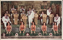 Ray Kinney's Orchestra & Aloha Maids - Hawaiian Room, Hotel Lexington New York, NY Postcard Postcard