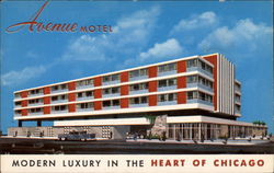 Avenue Motel Postcard