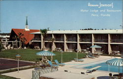 Howard Johnson's Motor Lodge and Restaurant Perry, FL Postcard Postcard