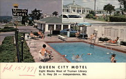 Queen City Motel Postcard