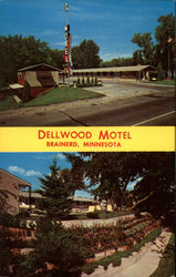 Dellwood Motel Brainerd, MN Postcard Postcard
