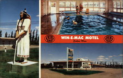 Win-E-Mac Motel Erskine, MN Postcard Postcard