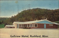 Golfview Motel Rushford, MN Postcard Postcard