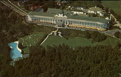 Grand Hotel - Aerial View Mackinac Island, MI Postcard Postcard