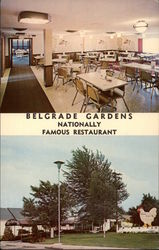 Belgrade Gardens Restaurant Barberton, OH Postcard Postcard