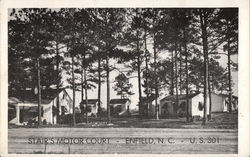 Stair's Motor Court Postcard