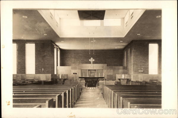 View of Church Pews & Altar Religious