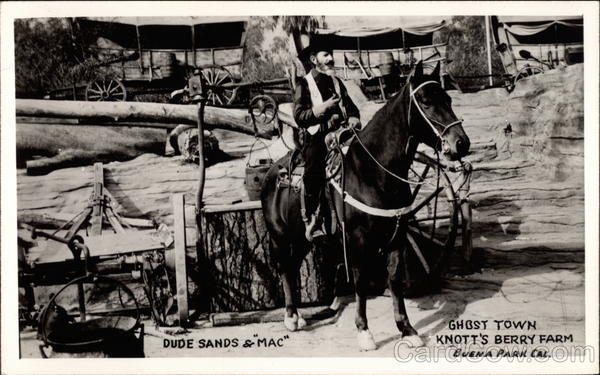Dude Sands & Mac, Ghost Town, Knotts Berry Farm Buena Park California