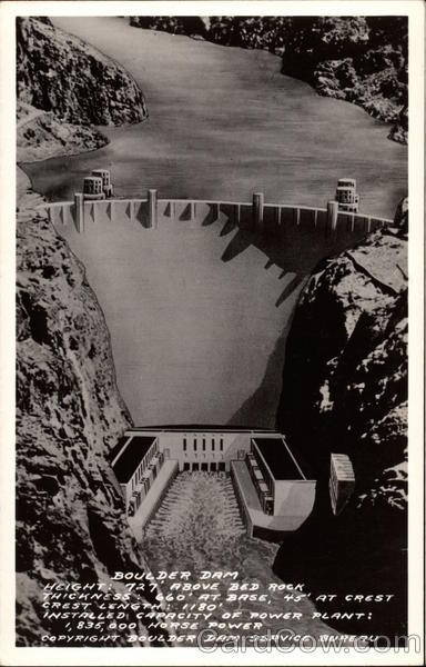 Boulder Dam Boulder City Nevada