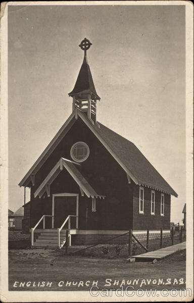 English Church Shaunavon SK Canada Saskatchewan