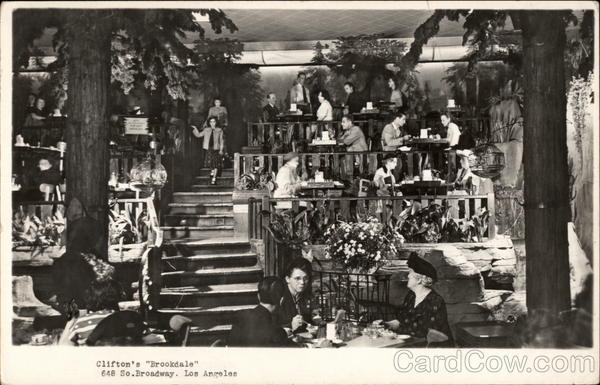 Clifton's Brookdale Cafeteria Los Angeles California