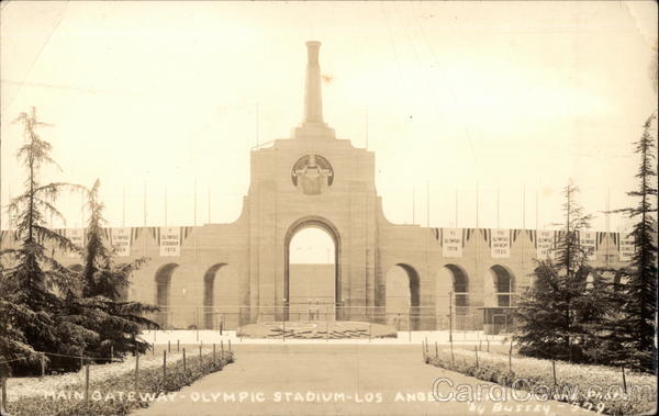 Main Gateway - Olympic Stadium Los Angeles California
