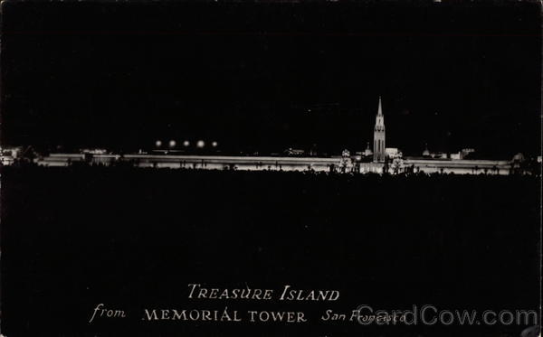 Treasure Island from Memorial Tower San Francisco California
