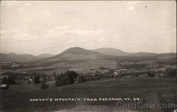 Harvey's Mountain Peacham Vermont
