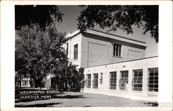 Washington School Glendive Montana