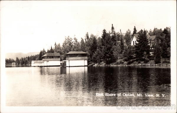 East Shore of Outlet Mountain View New York