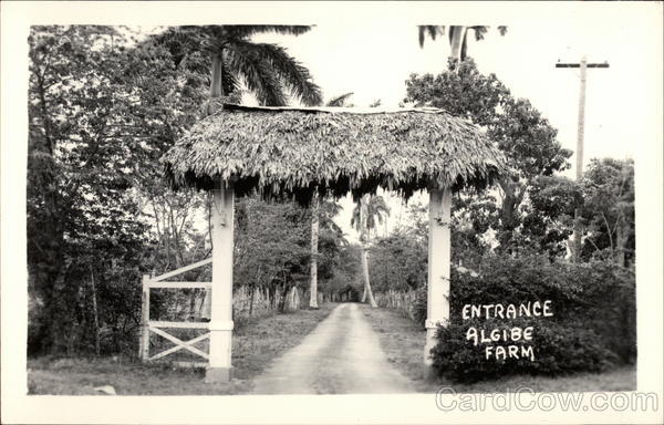 Entrance Algibe Farm Havana Cuba