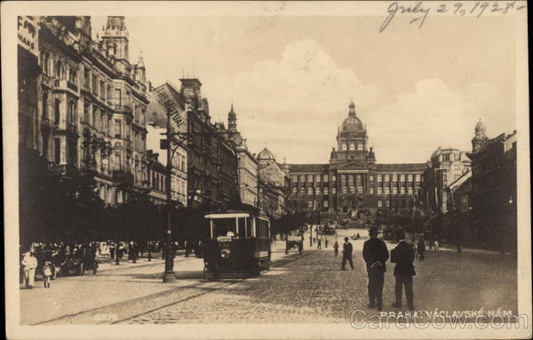 Vaclavske Nam Prague Czech Republic Eastern Europe