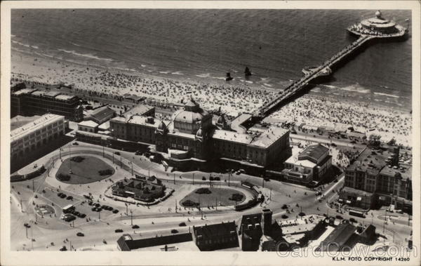 Scheveningen Before 1940, Pier with Kurhaus Hotel Holland