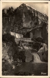 Sortie des Gorges, Les Cascades Postcard