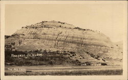 The Red Trail Bad Lands, ND Postcard Postcard