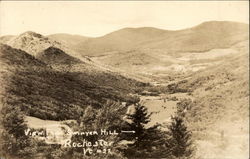 View From Swinyer Hill Rochester, VT Postcard Postcard