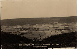 View of Kishacoquillas Valley from Stone Mountain Belleville, PA Postcard Postcard