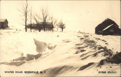 Winter Road Postcard