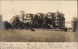 Hotel or Large Apartment Complex Eagles Mere, PA Postcard Postcard