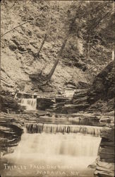 Clifton Falls Dry Brook Moravia, NY Postcard Postcard