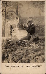 The Cat-ch of the Season Postcard