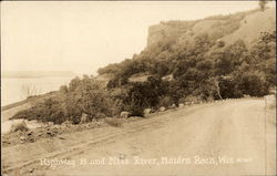 Highway 35 and Miss. River Postcard