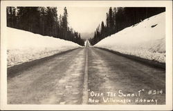 Over the Summit, New Willamette Highway Postcard