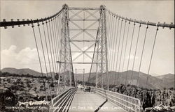 Suspension Bridge, Royal Gorge Postcard