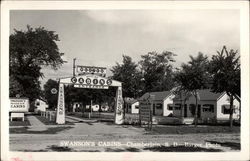 Swanson's cabins Postcard
