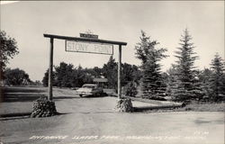 Entrance - Slater Park Postcard