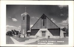St. Mary's Catholic Church Warroad, MN Postcard Postcard