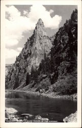 Curecanti Needle in Black Canyon Postcard