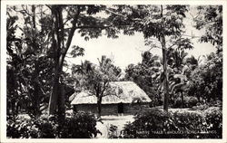 Native "Fale" (House) Postcard