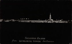 Treasure Island from Memorial Tower Postcard